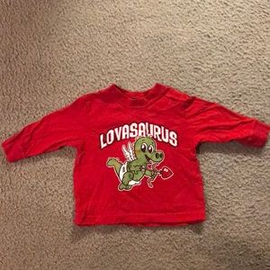 Lovasaurus Long Sleeve Top Sz 6-9 mo